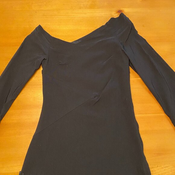 Dollface Asymmetrical Black Graphic Tunic - Picture 7 of 10